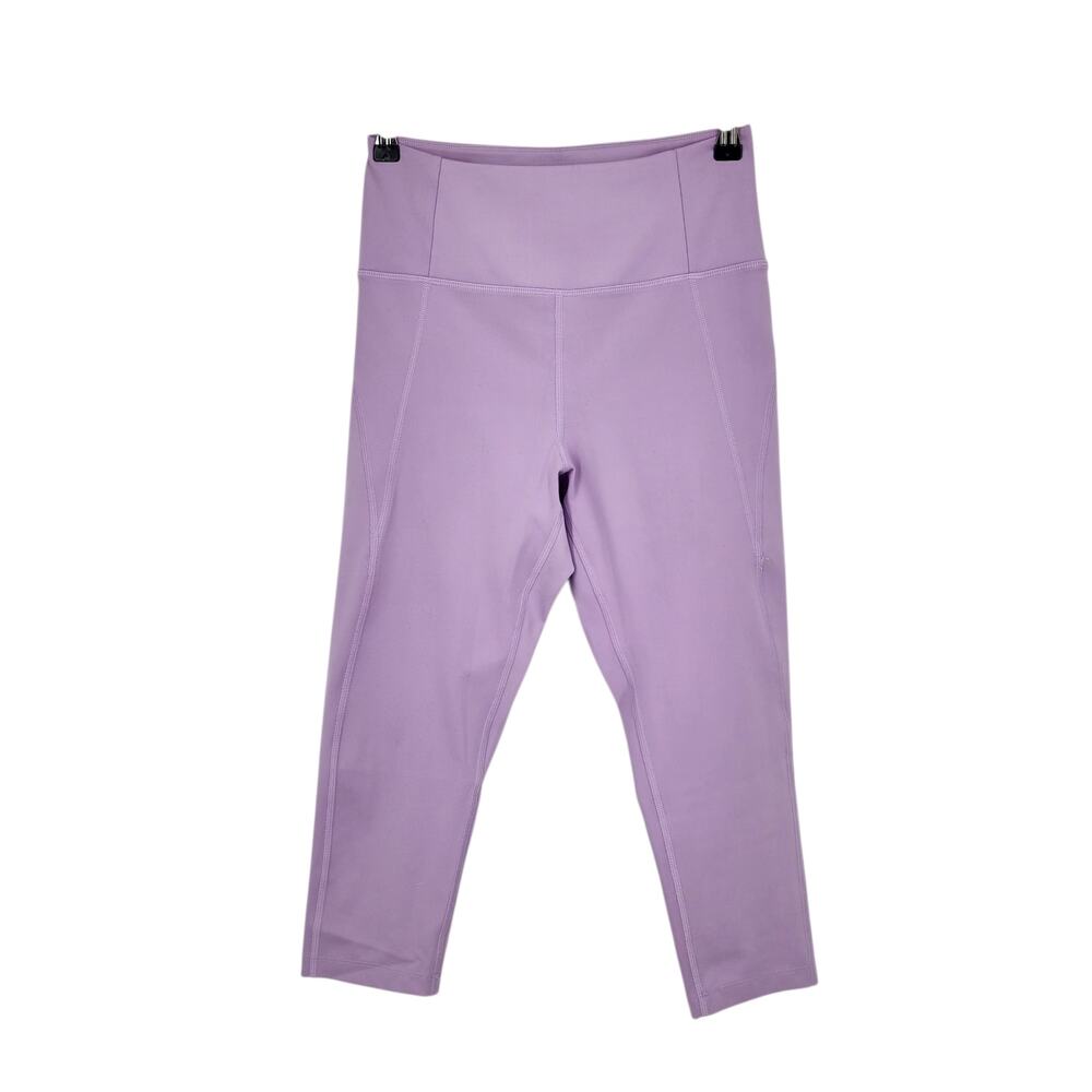 Girlfriend Collective Lilac Purple Compressive High Rise Capri Leggings Size M